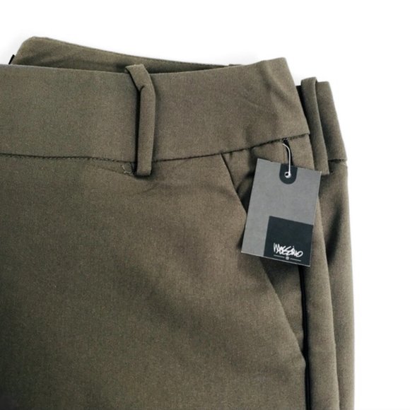 🛍 2 for $25! 🛍 Massimo - Khaki Green Stretch Pant - Picture 2 of 10